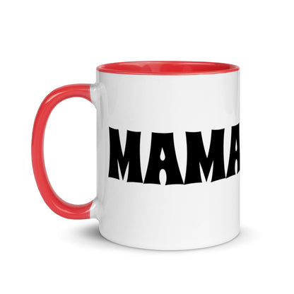 Mama Juice Ceramic Mug with Color Accent